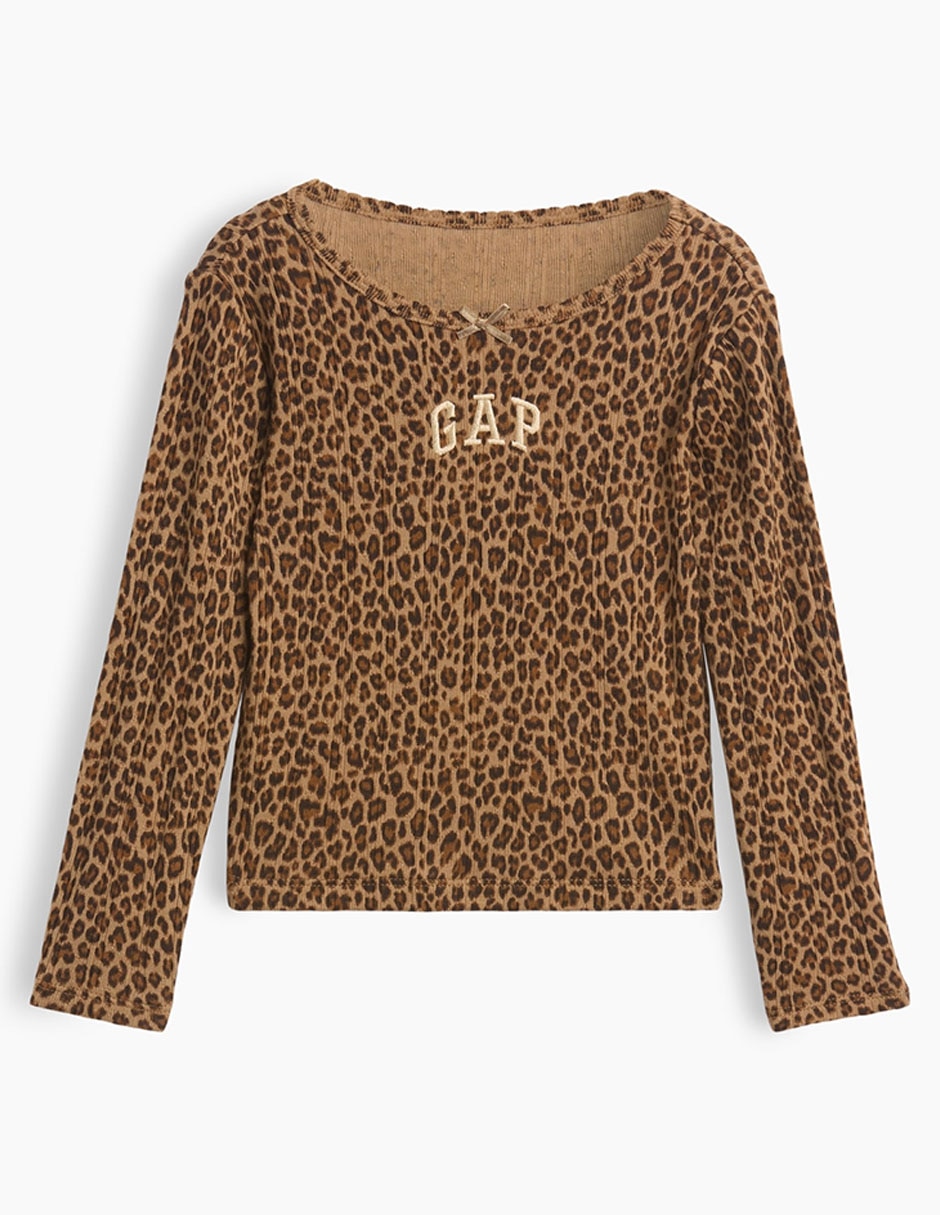 Playera manga larga para niña Playera manga larga para niña