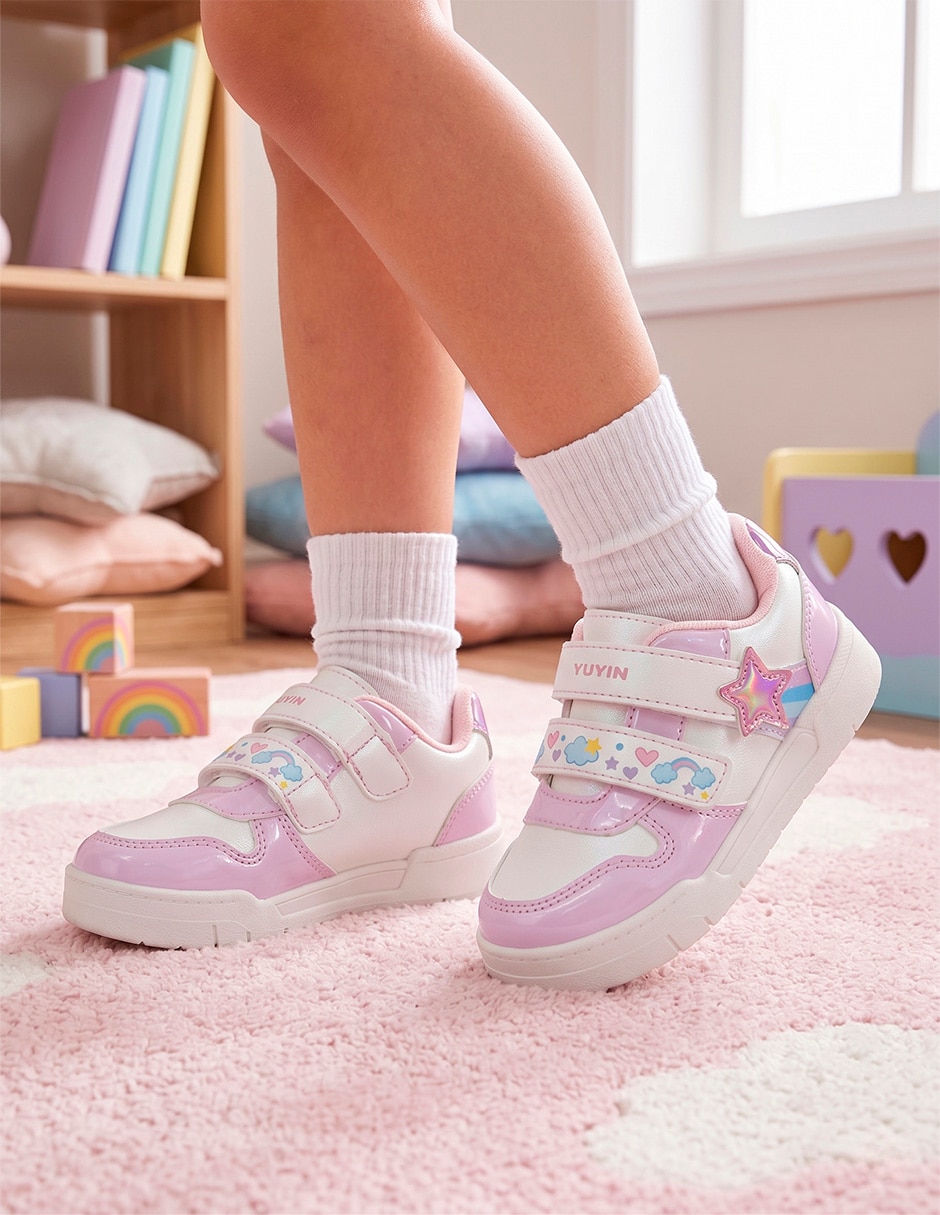 Tenis yuyin para niña trendy estrella