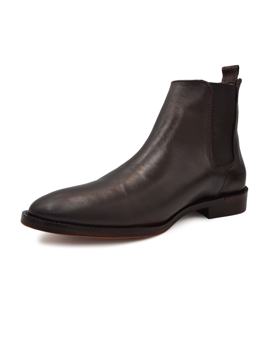Botín estilo dh de piel para hombre