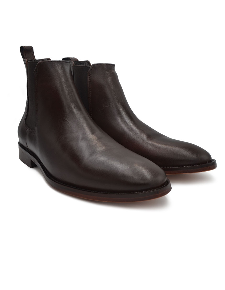 Botín estilo dh de piel para hombre