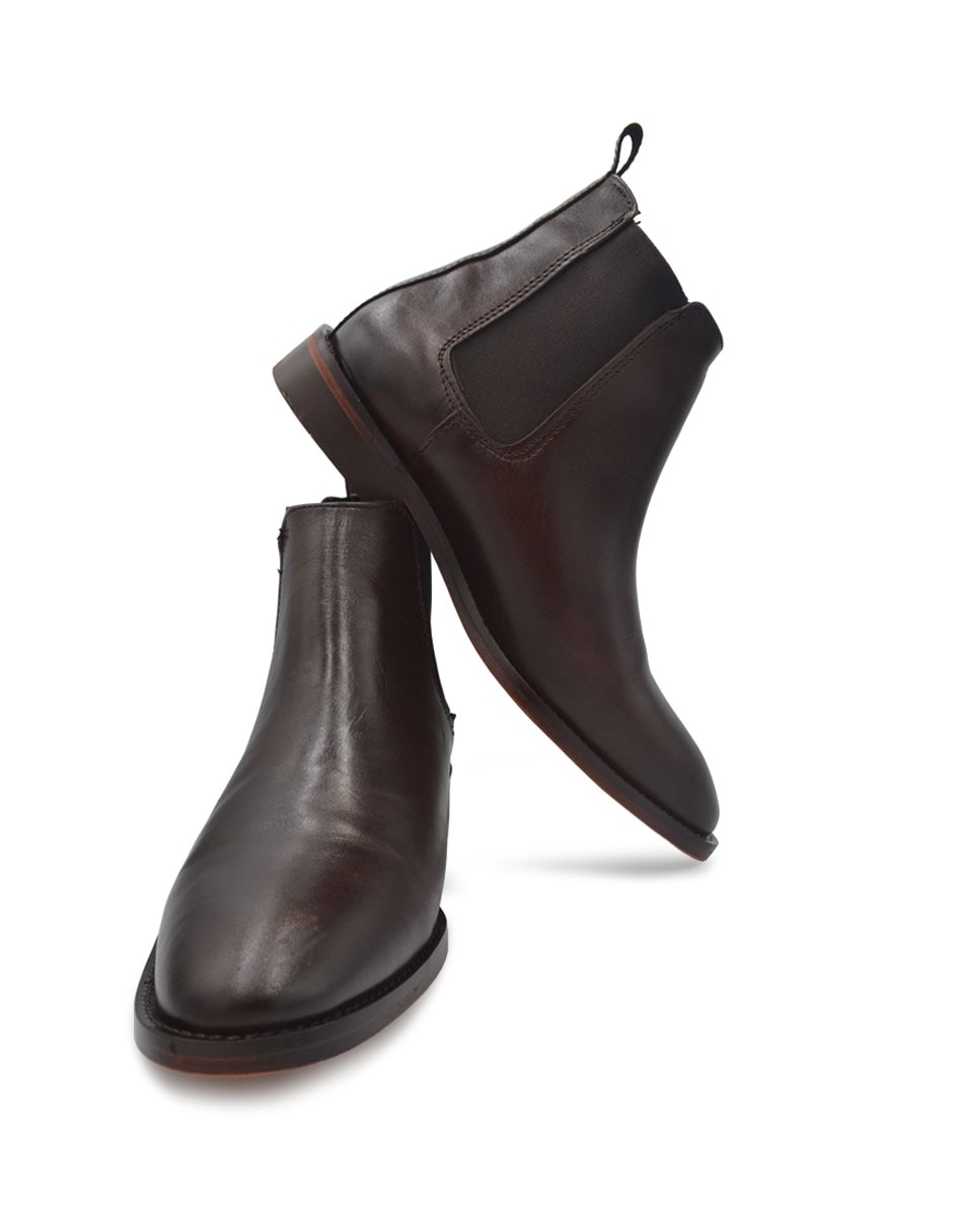 Botín estilo dh de piel para hombre