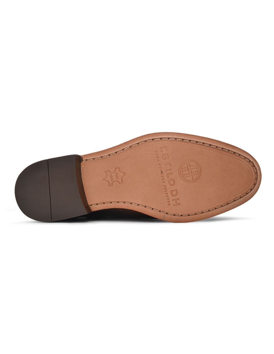 Botín estilo dh de piel para hombre