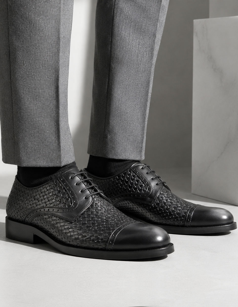 Zapato derby estilo dh para hombre