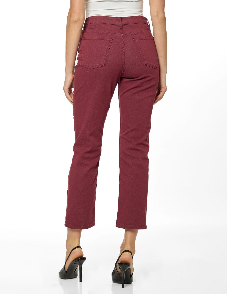 Jeans regular slim foley's 126450 corte cintura para mujer