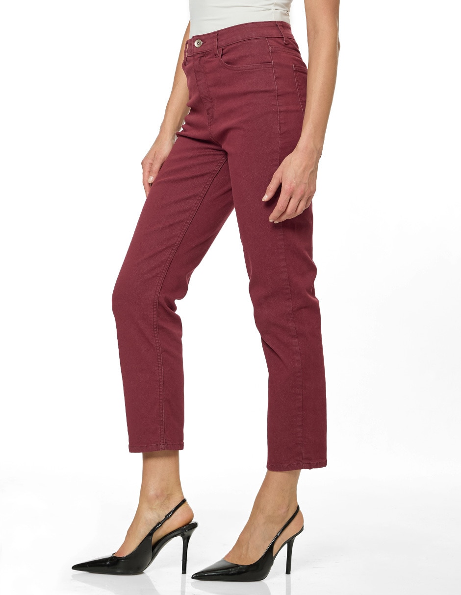 Jeans regular slim foley's 126450 corte cintura para mujer