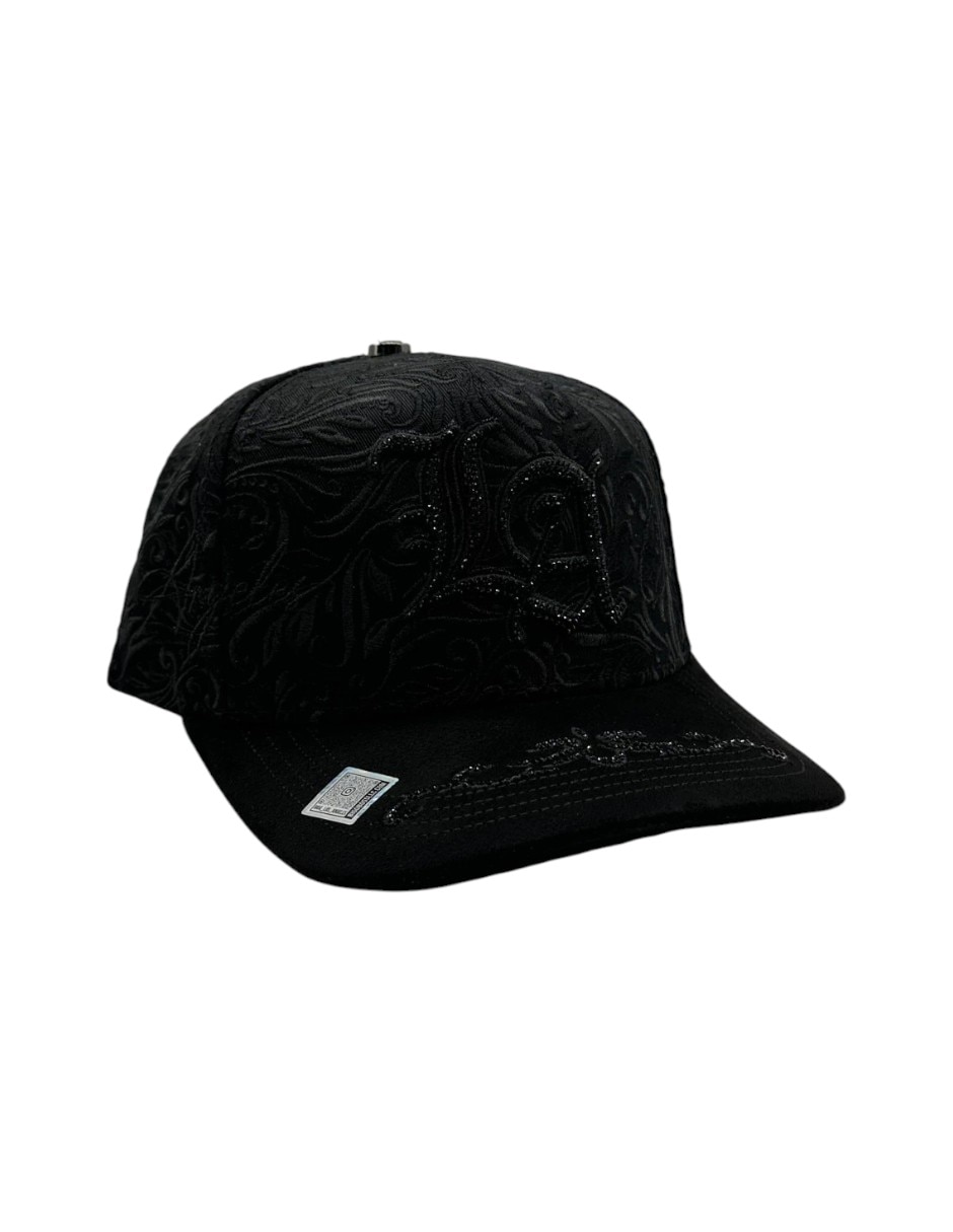 Gorra visera curva snapback big boss los angeles black para hombre