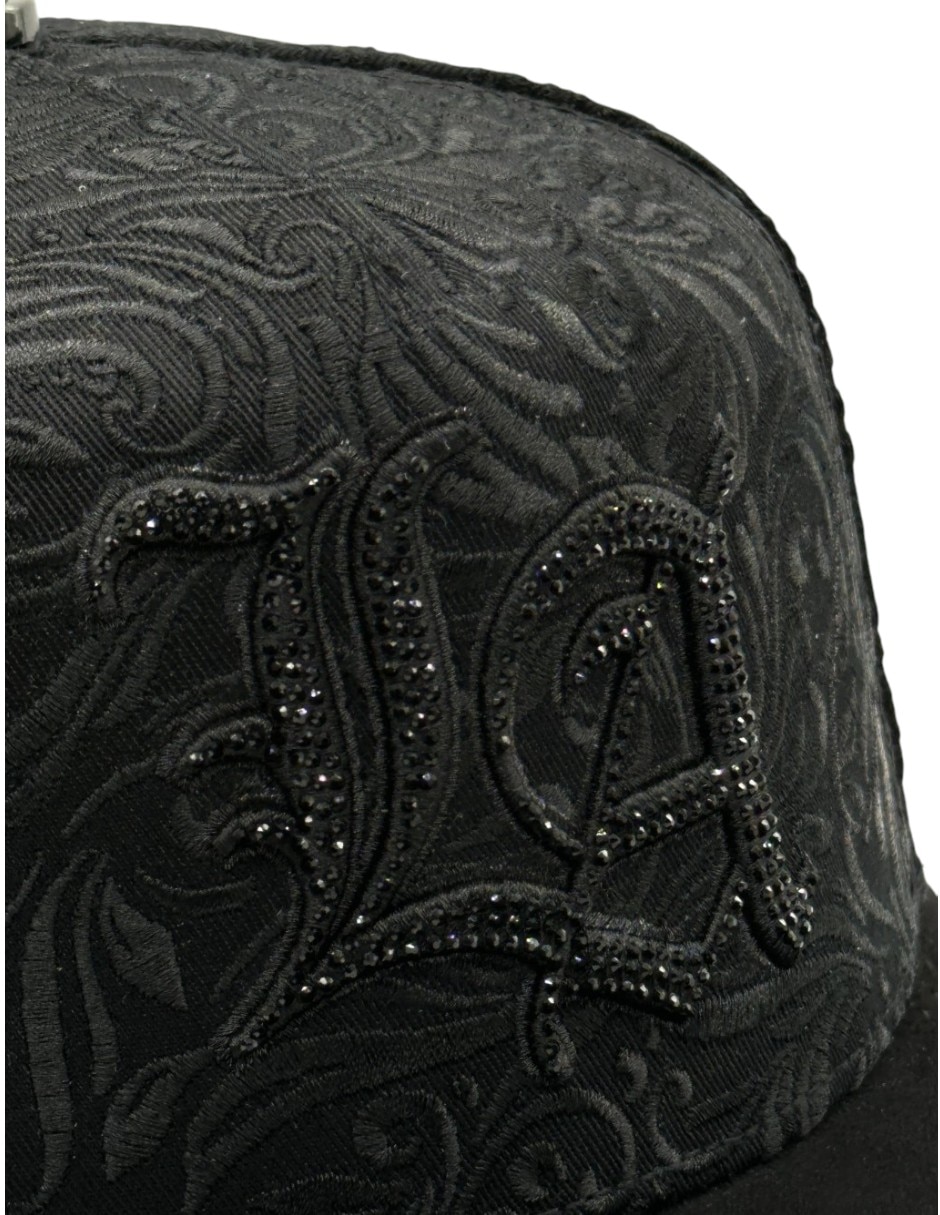 Gorra visera curva snapback big boss los angeles black para hombre