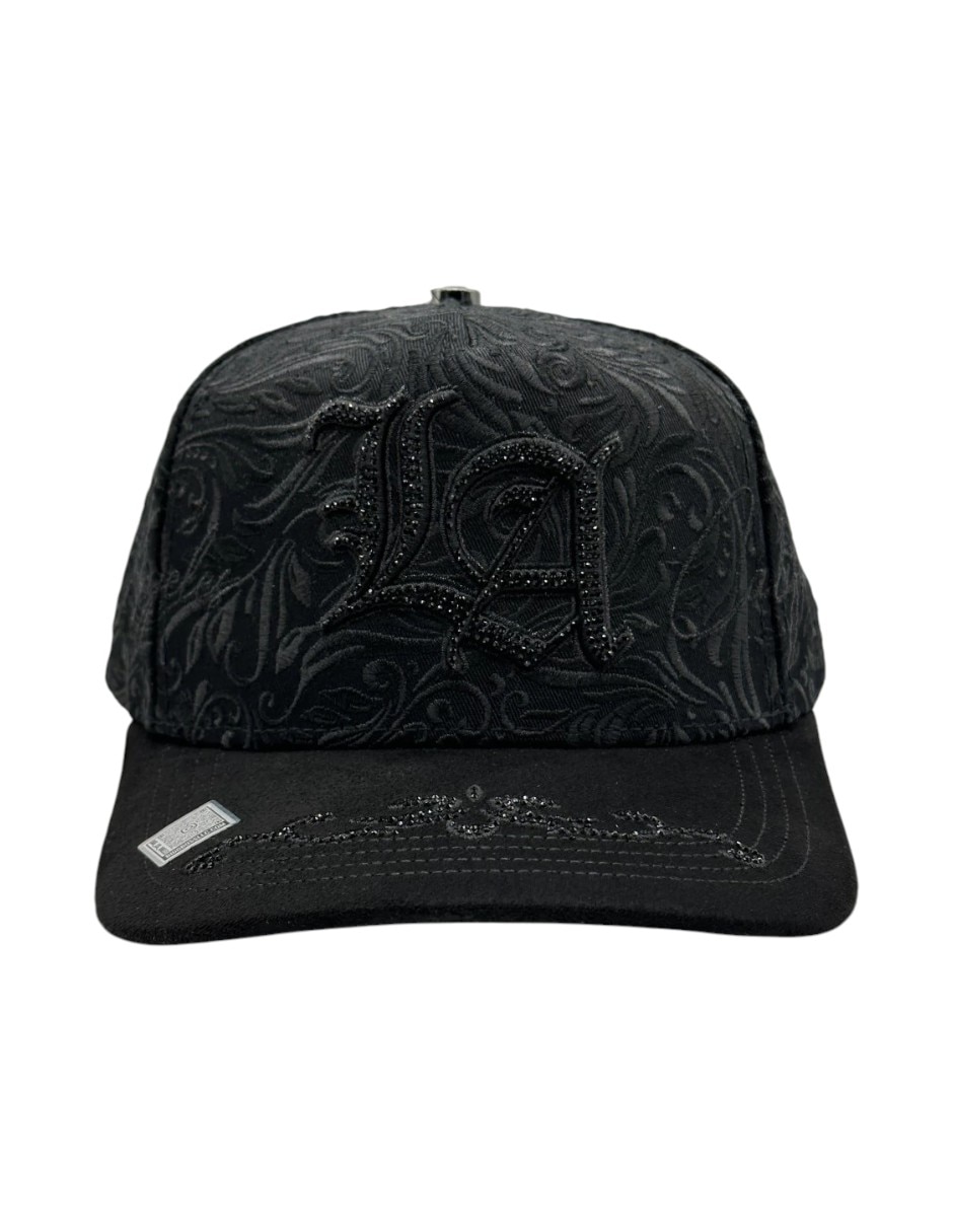 Gorra visera curva snapback big boss los angeles black para hombre