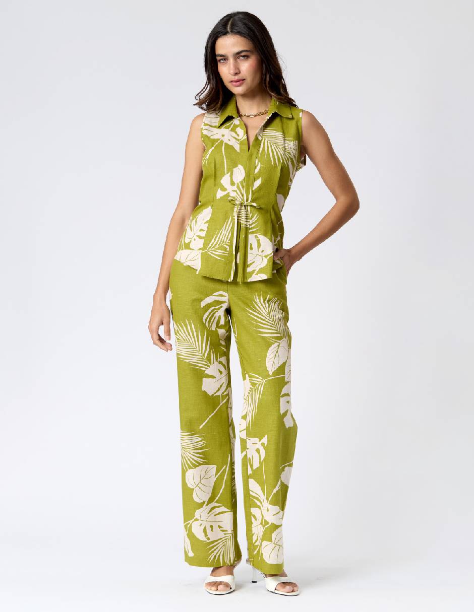 Pantalón regular criteria regular para mujer