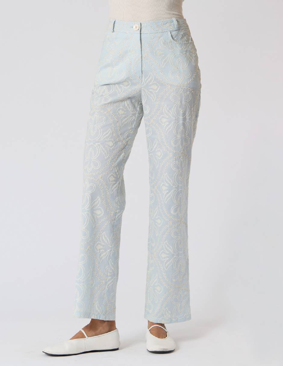 Pantalón regular criteria regular para mujer