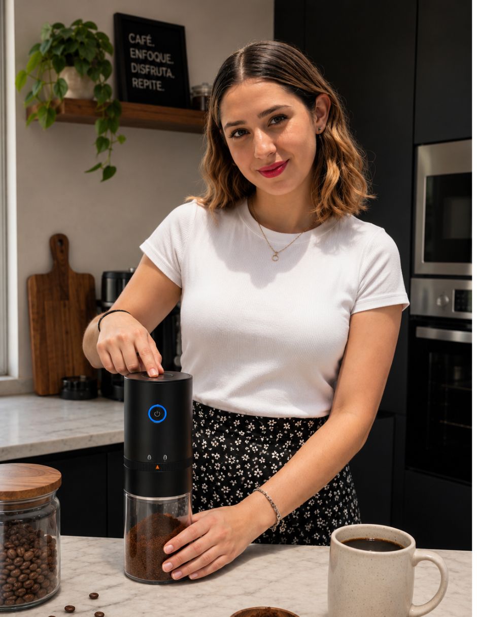 Molino café iq tech de plástico