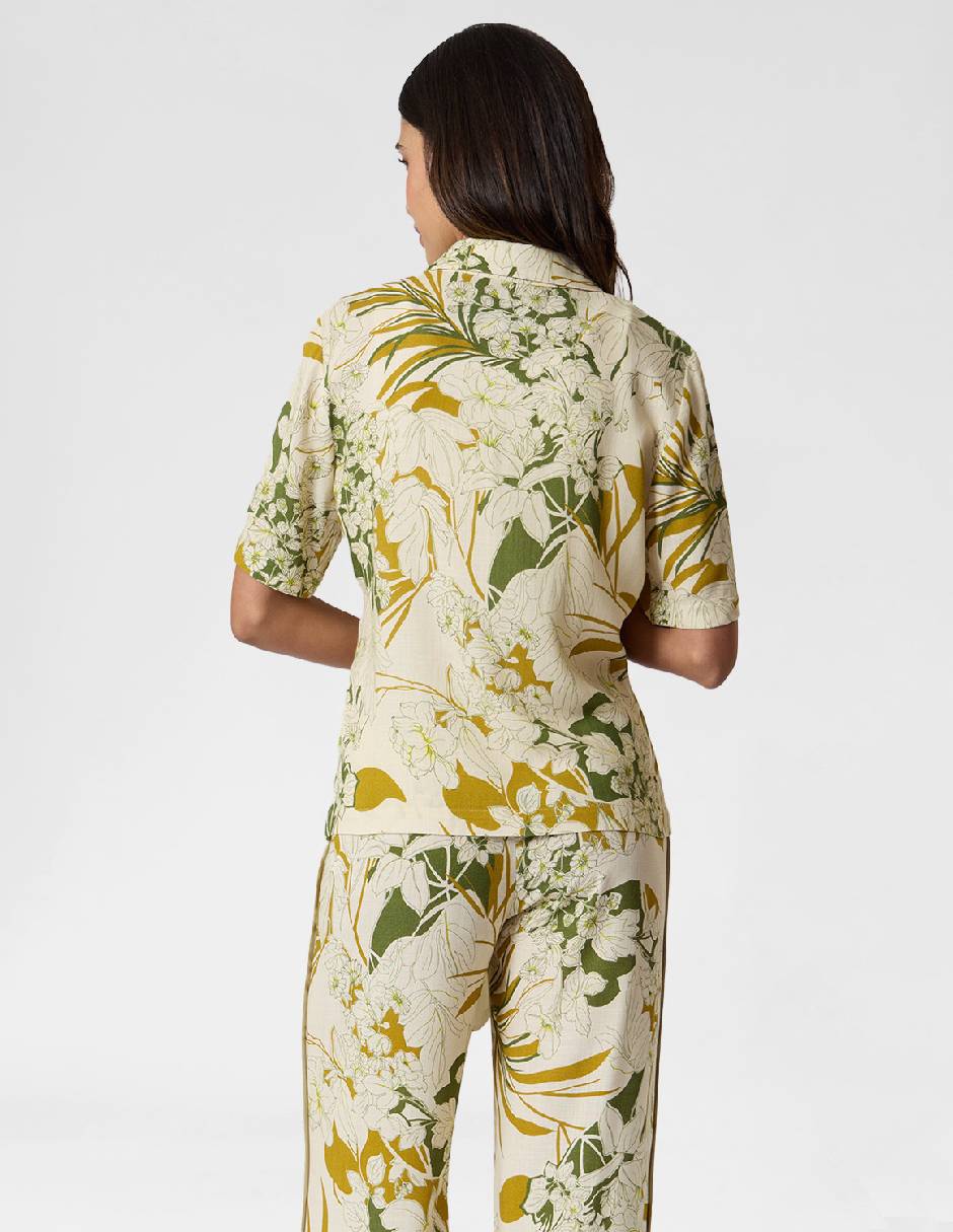 Blusa Criteria manga corta para mujer