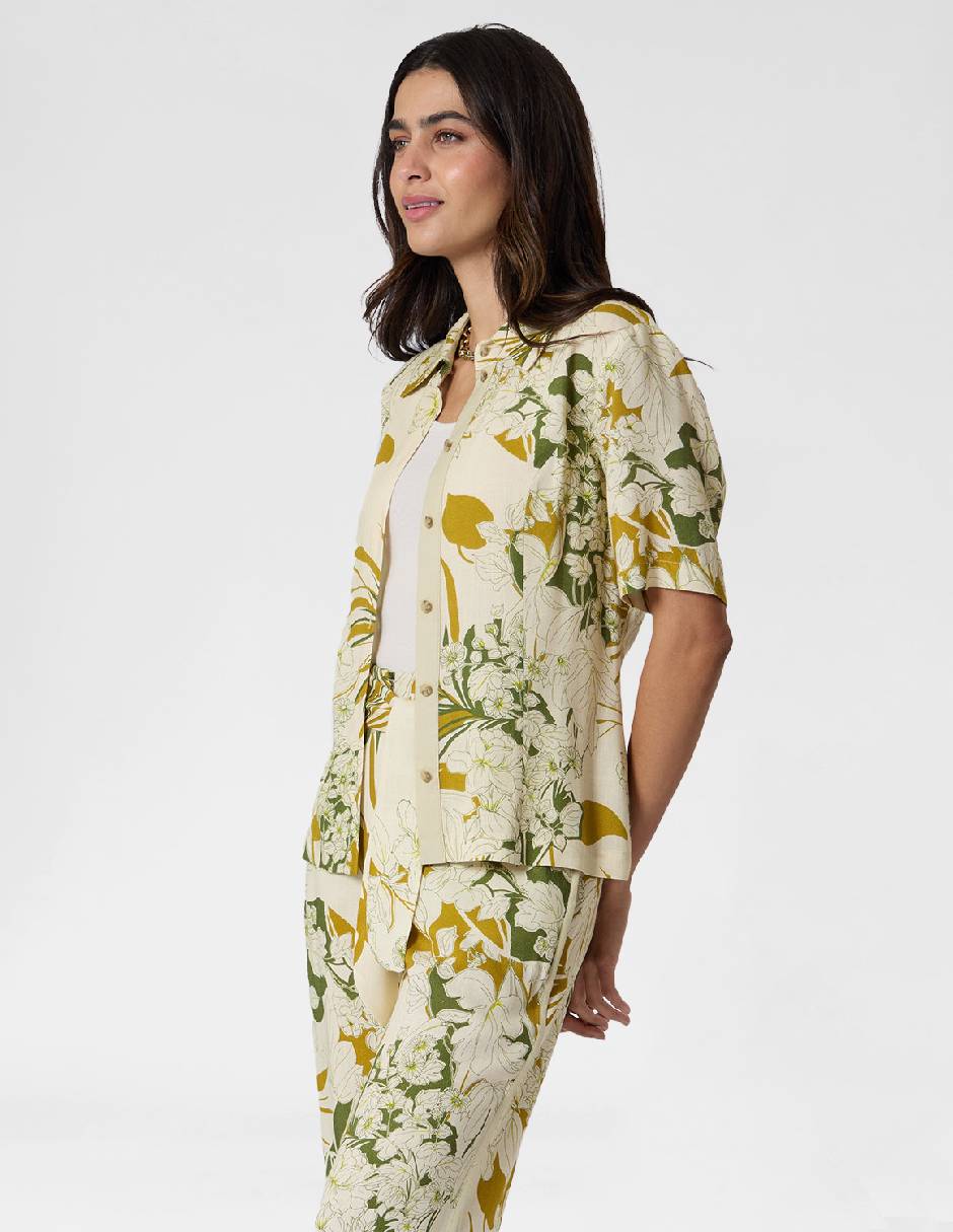 Blusa Criteria manga corta para mujer