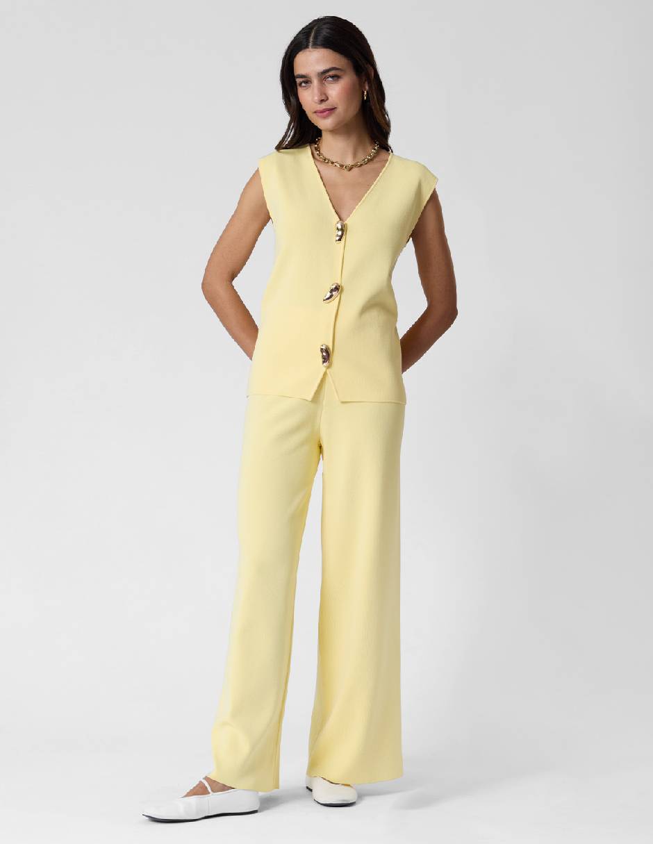 Pantalón regular regular para mujer 4