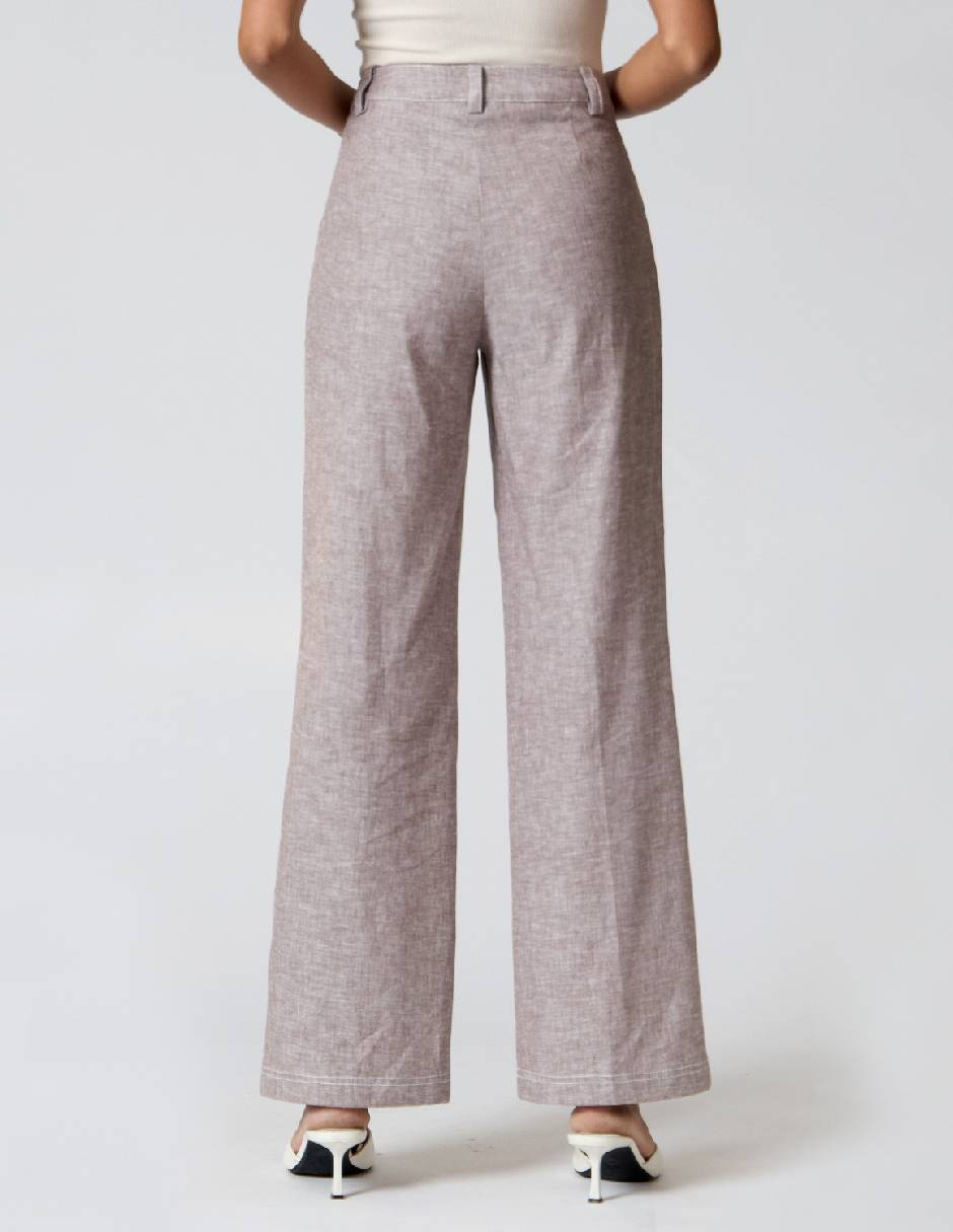 Pantalón regular regular para mujer 3