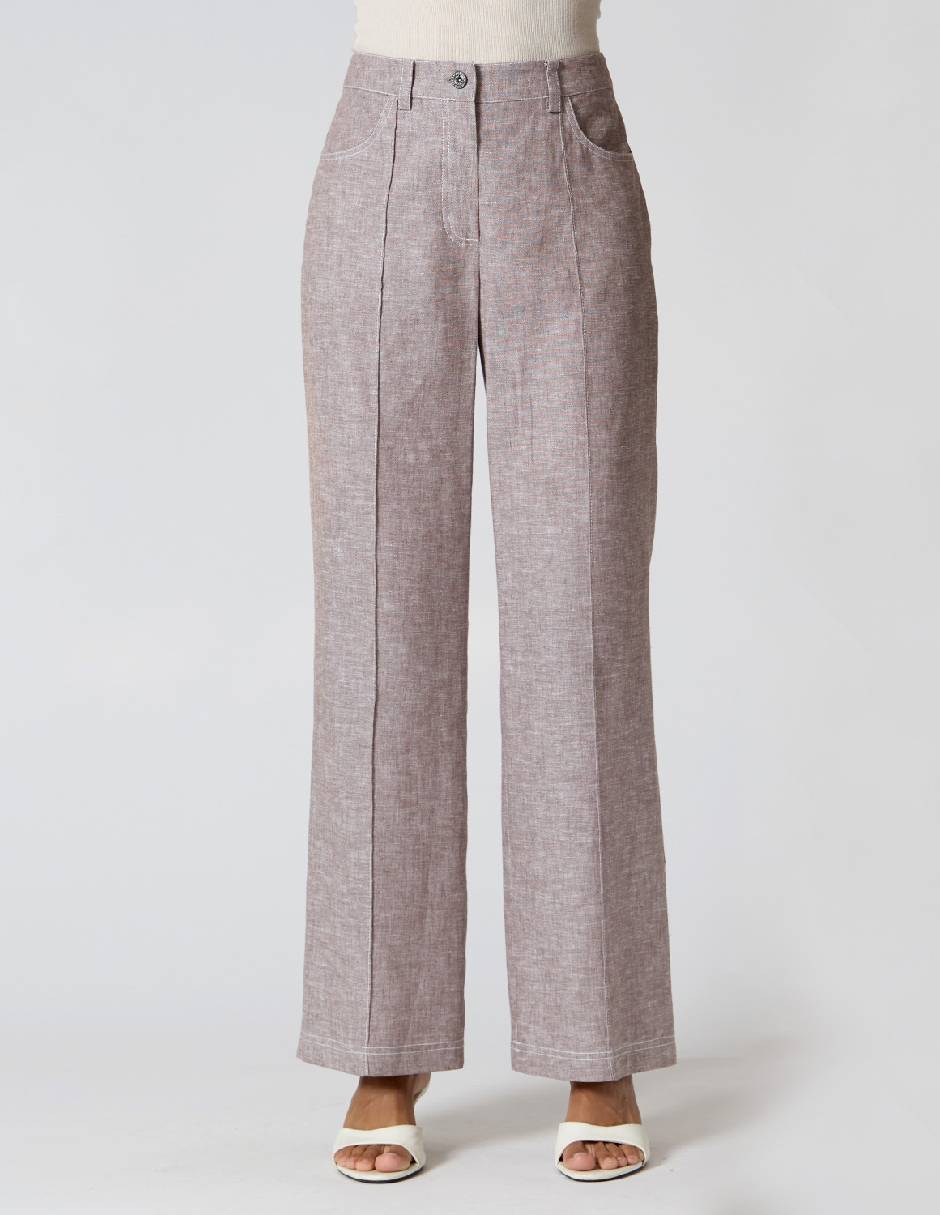 Pantalón regular regular para mujer