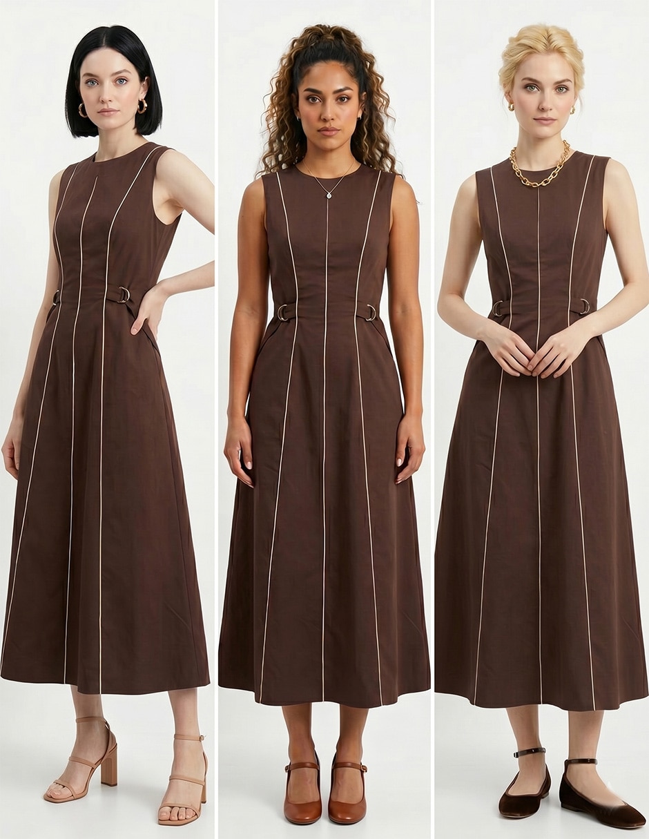 Vestido crop casual OKBOTH para mujer