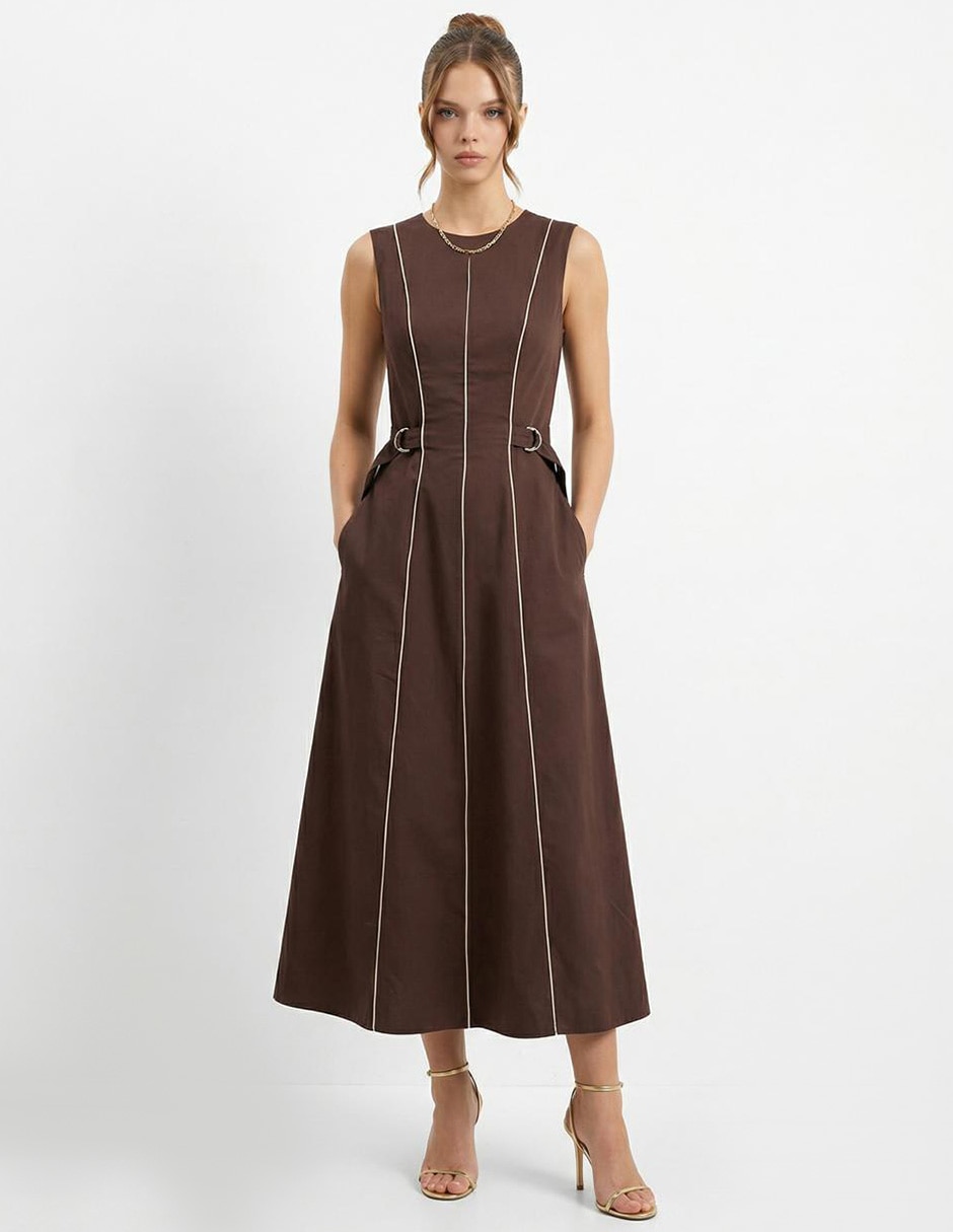 Vestido crop casual OKBOTH para mujer