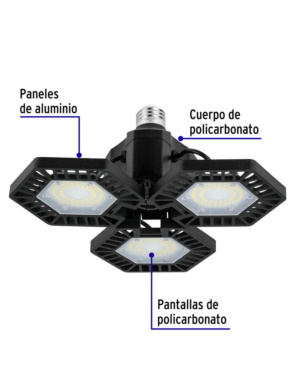Lámpara direccionable Volteck Lait led Linea Garage