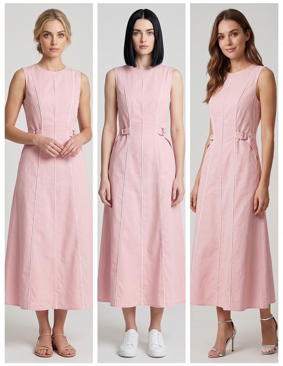 Vestido crop casual OKBOTH para mujer