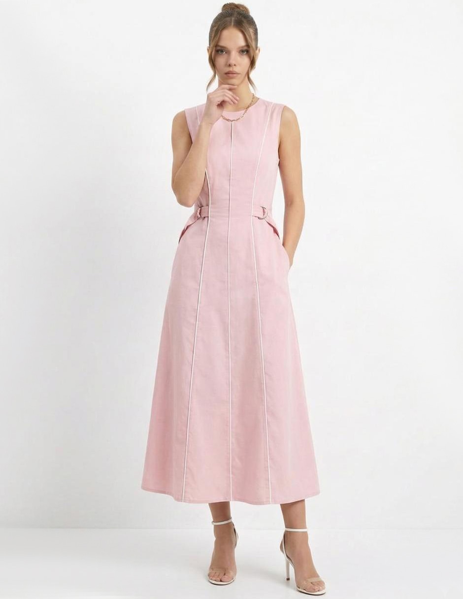 Vestido crop casual para mujer