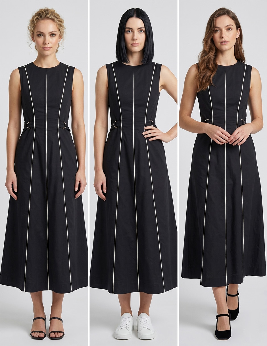 Vestido crop casual OKBOTH para mujer