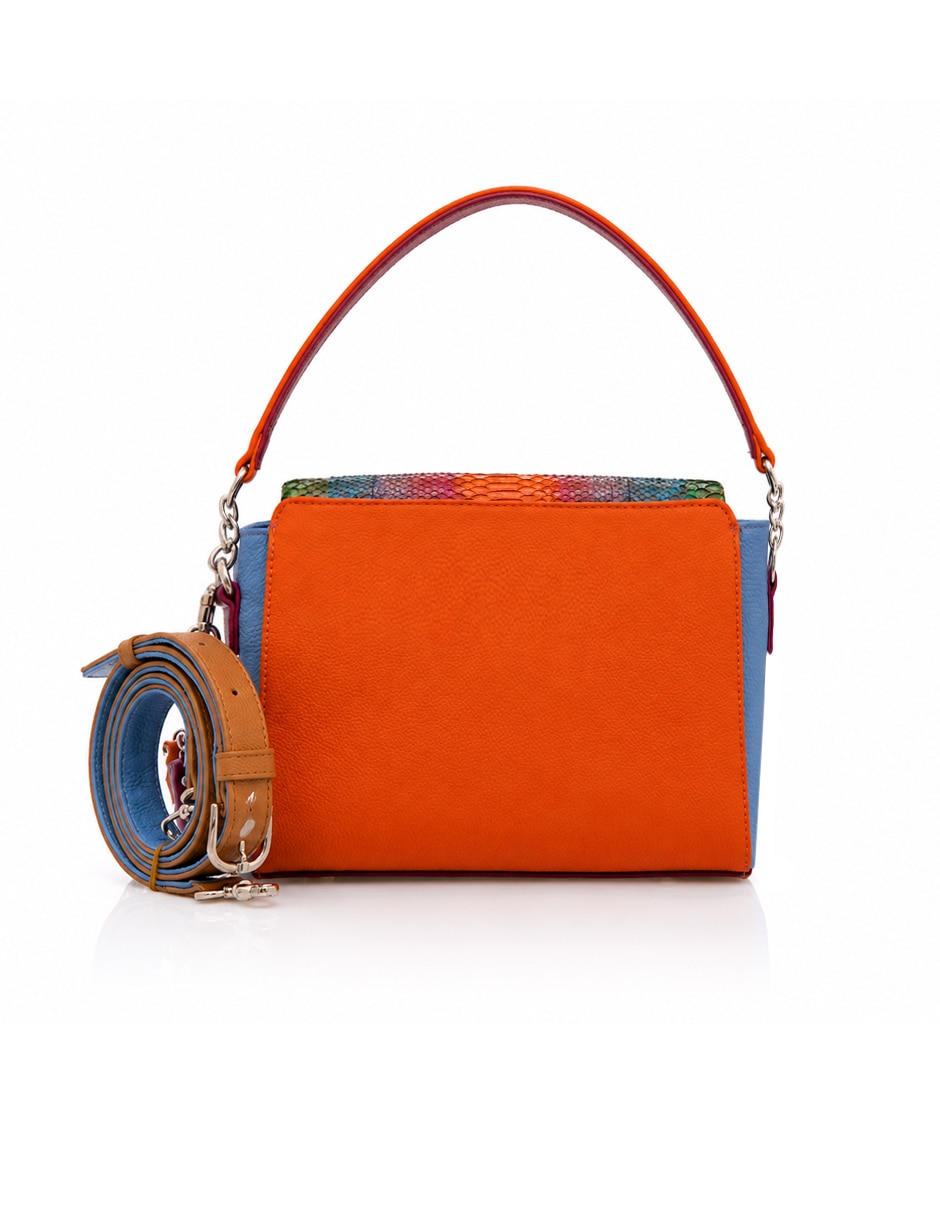 Bolsa crossbody altura siete de piel para mujer