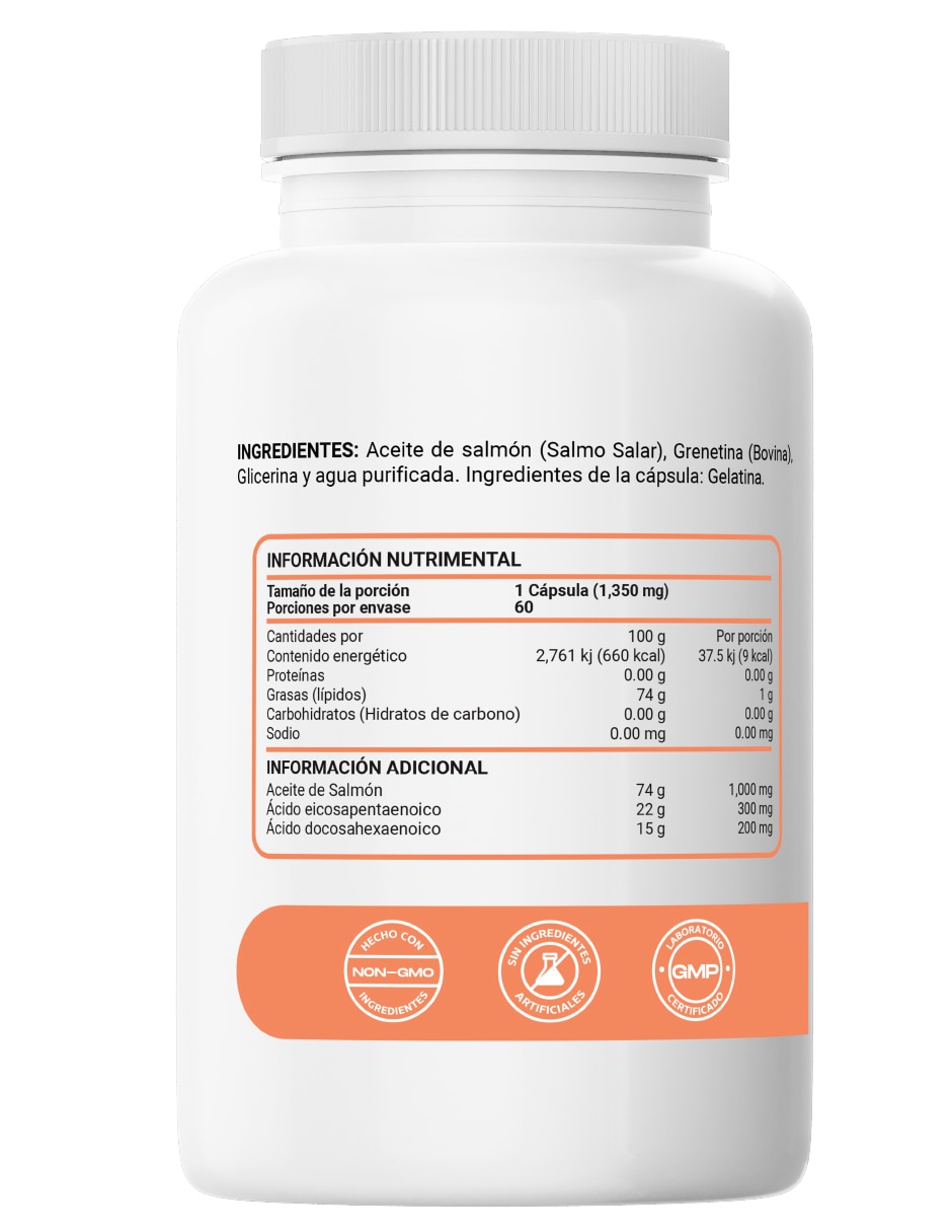 Aceite de salmón icelandic omega 3 restart con aceite de salmón