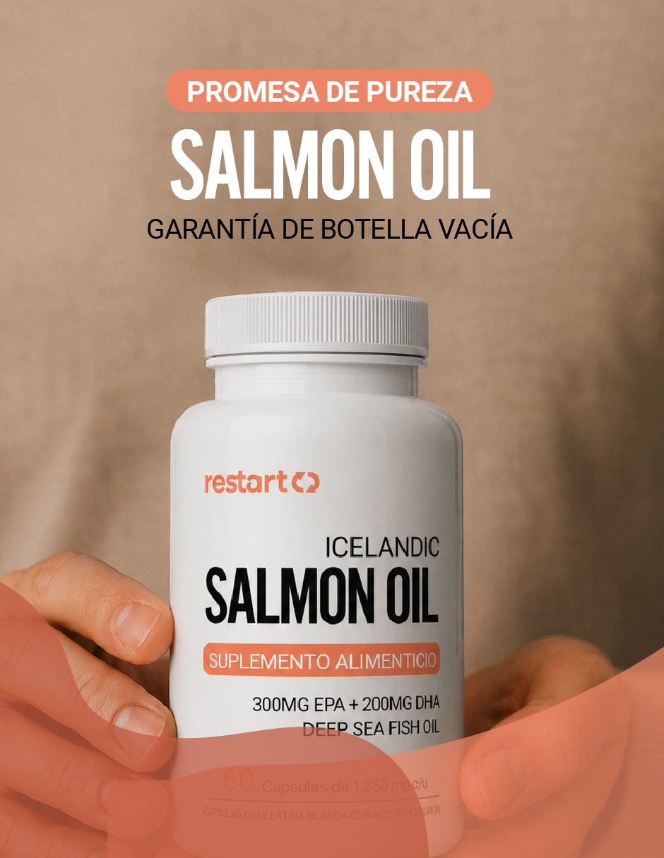 Aceite de salmón icelandic omega 3 restart con aceite de salmón