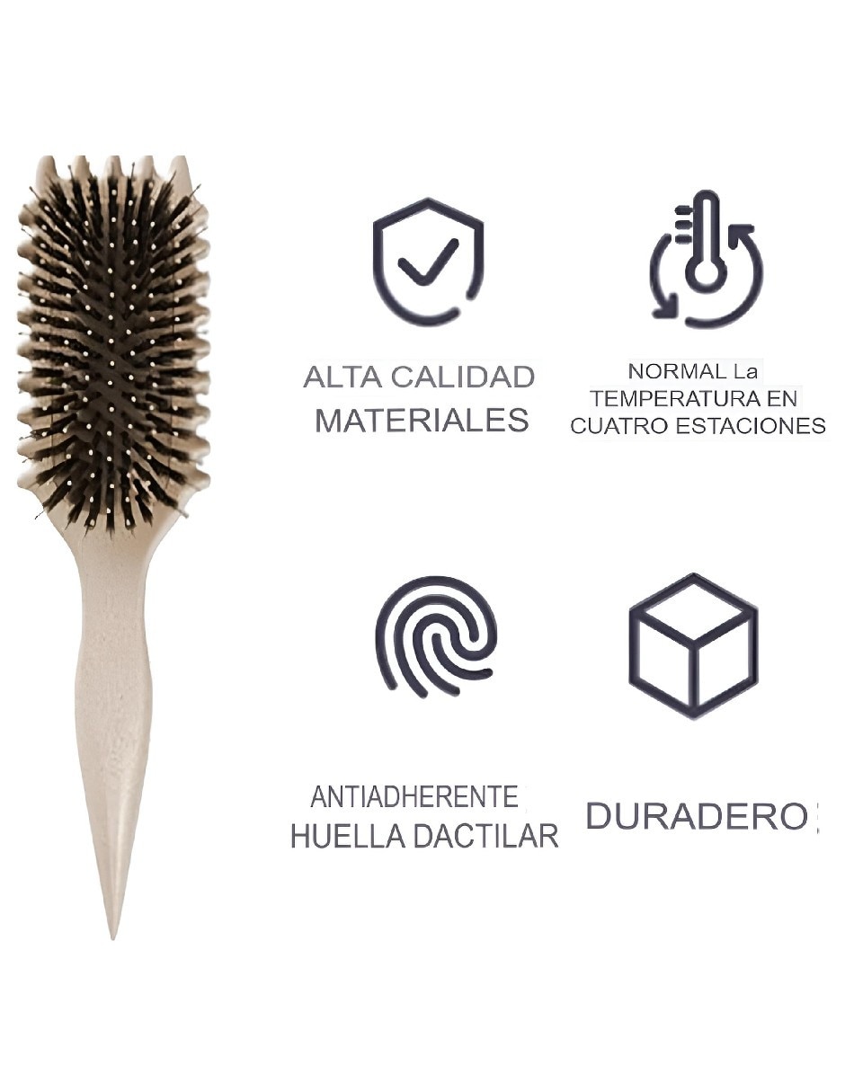 Cepillo para Cabello de Plástico 4
