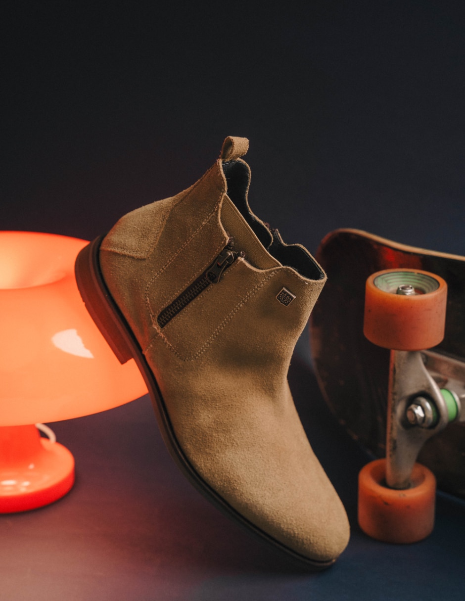Botas hombre black peppers de piel para hombre