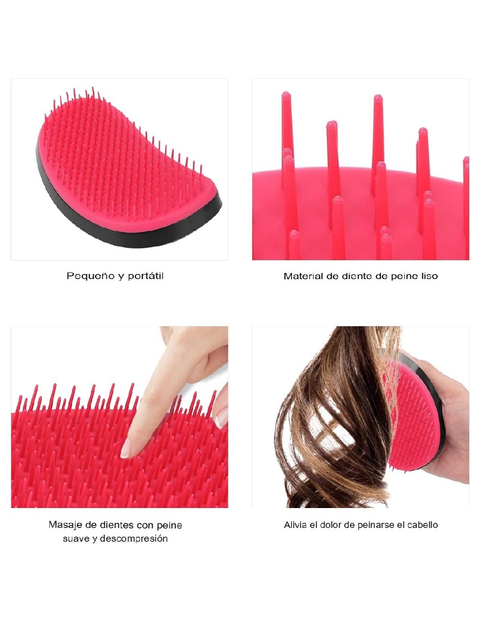 Cepillo para Cabello de Plástico 3