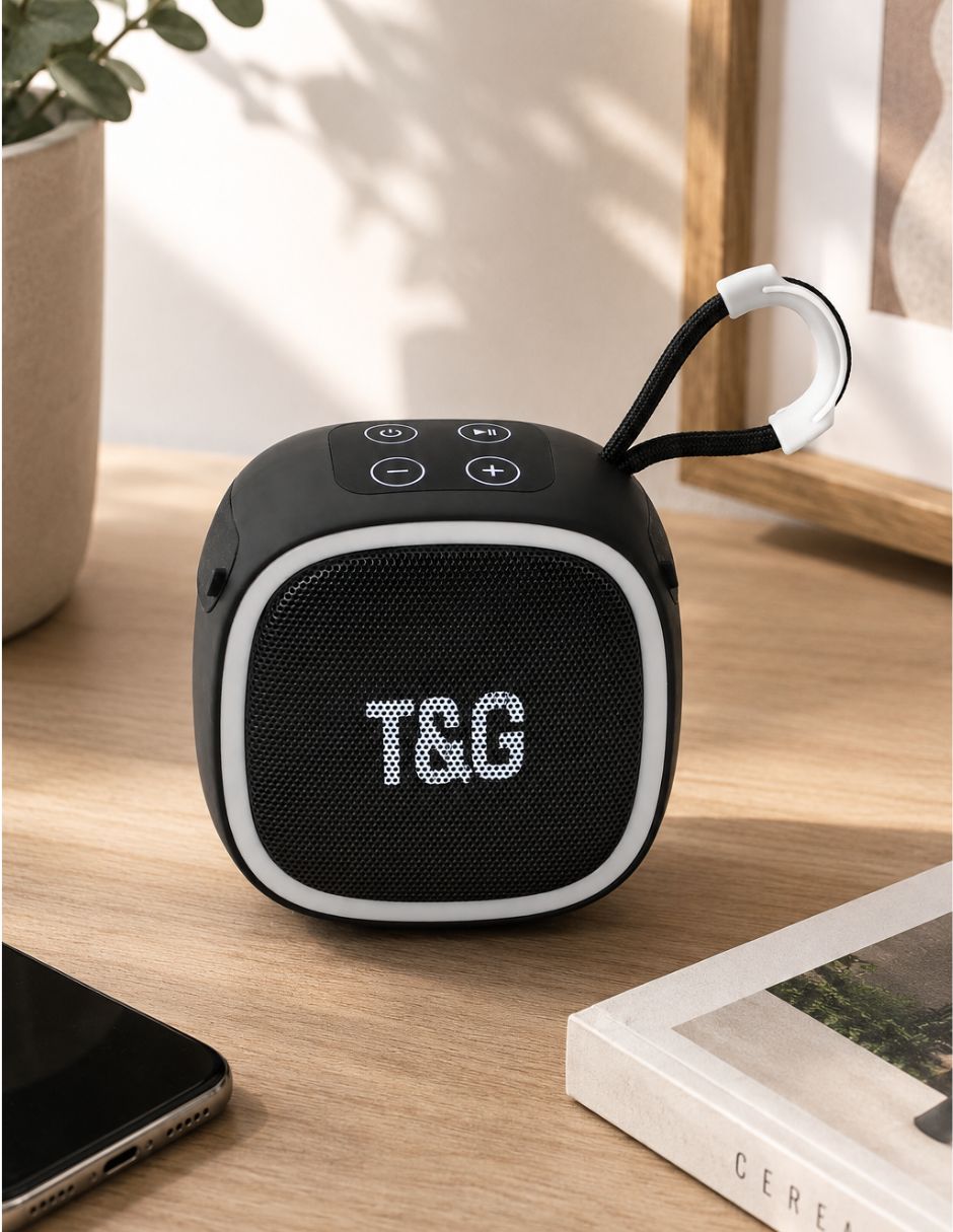 Bocina portátil iq tech t&g