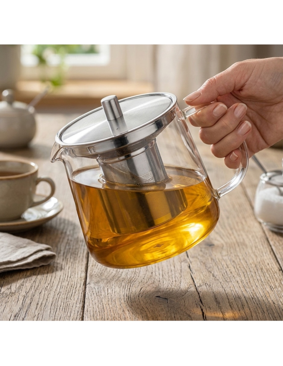 Tetera infusora kŸchenprofi de vidrio borosilicato