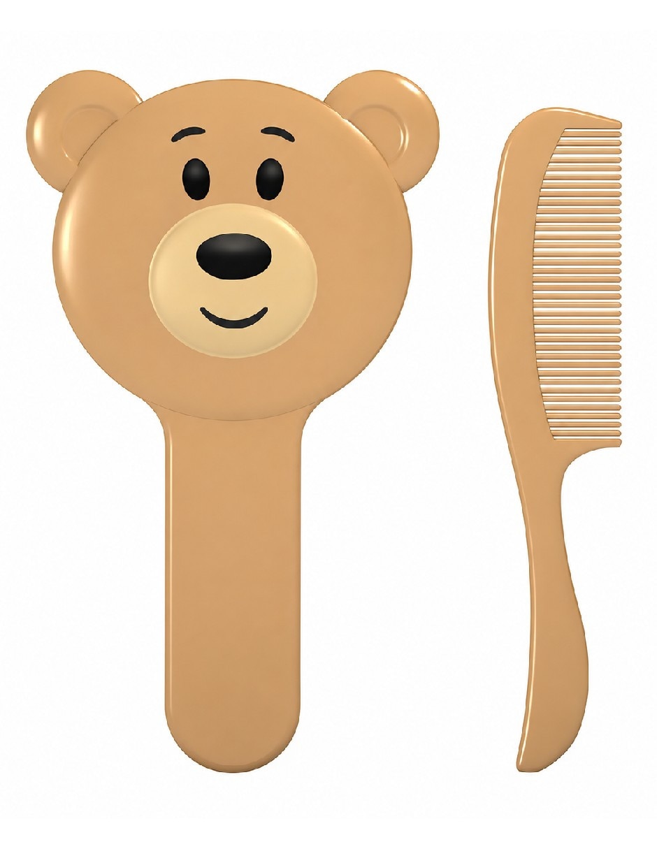 Cepillo para Cabello de Plástico