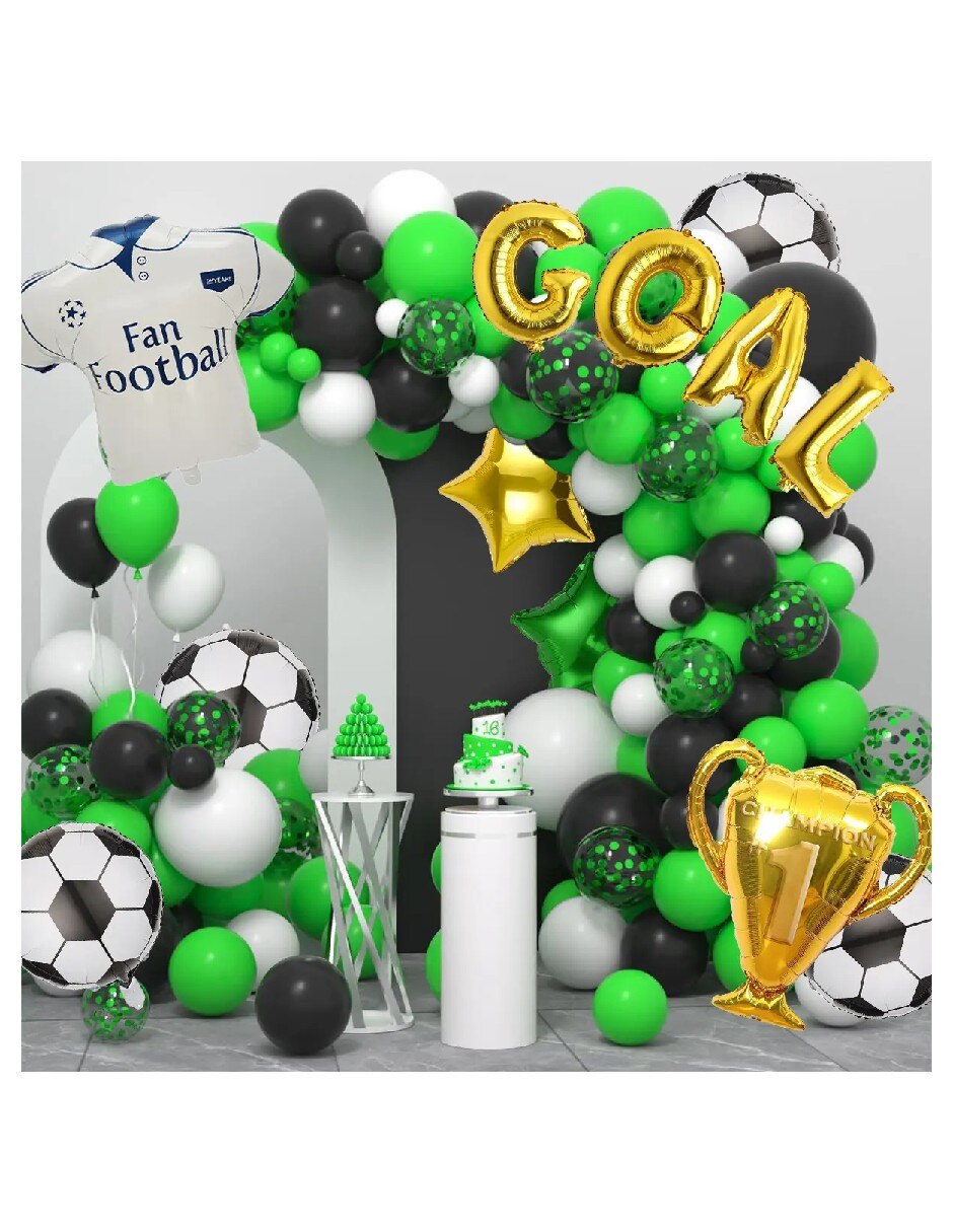 Globo metálico genérica de fútbol