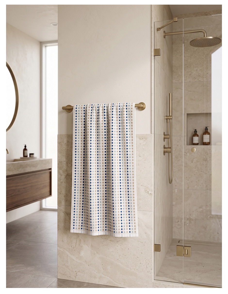 Toalla home access premium azula de algodón