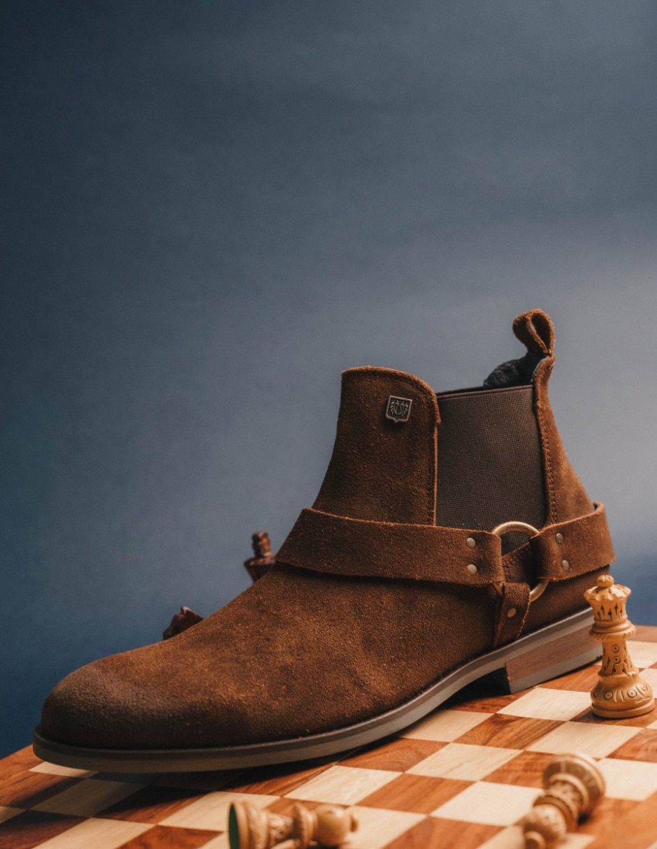 Botas hombre black peppers de piel para hombre