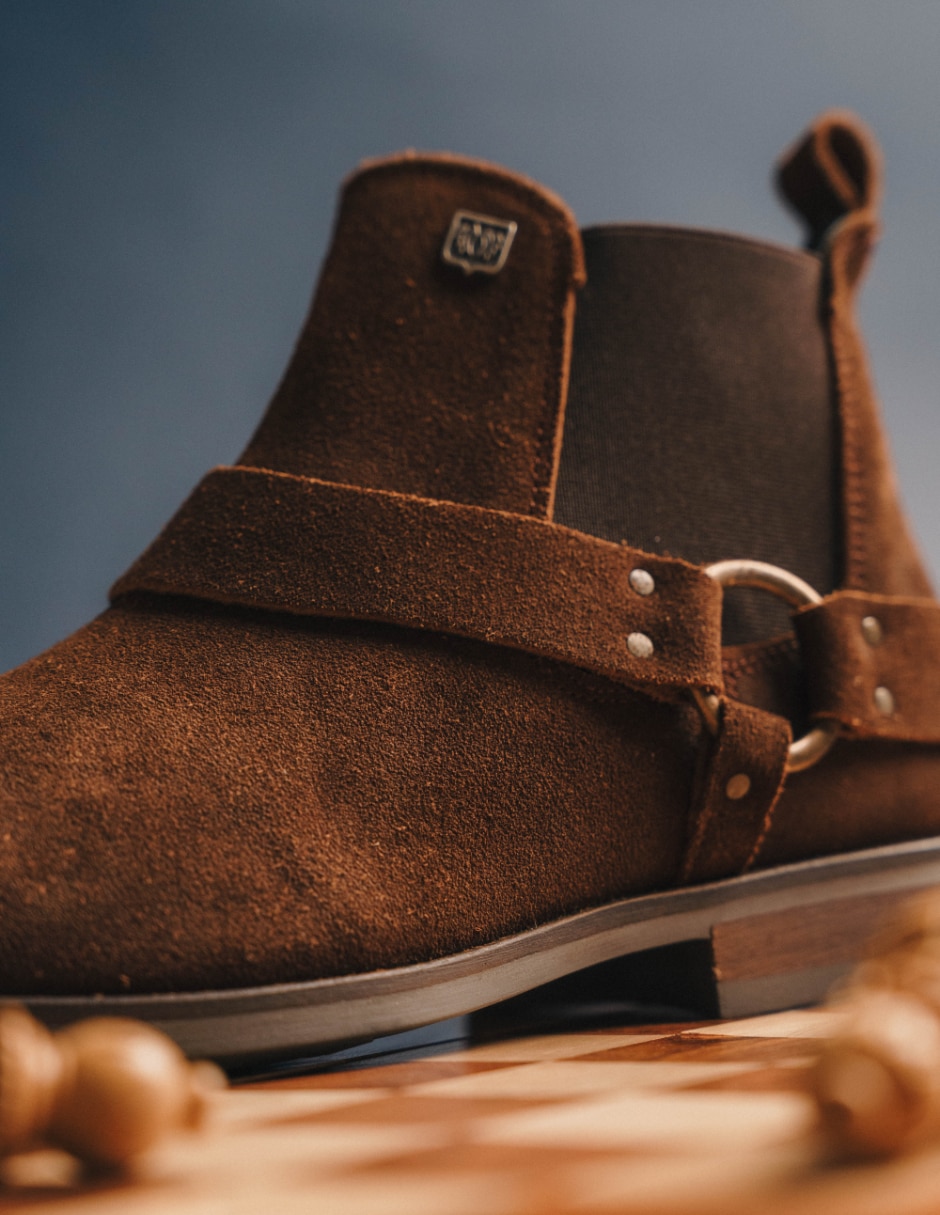 Botas hombre black peppers de piel para hombre