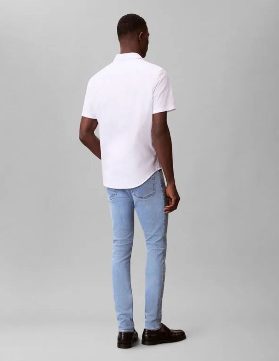 Jeans regular lavado medio para hombre 4