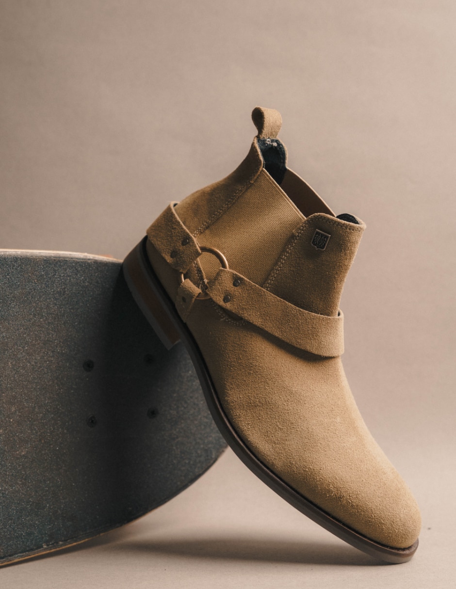 Botas hombre black peppers de piel para hombre