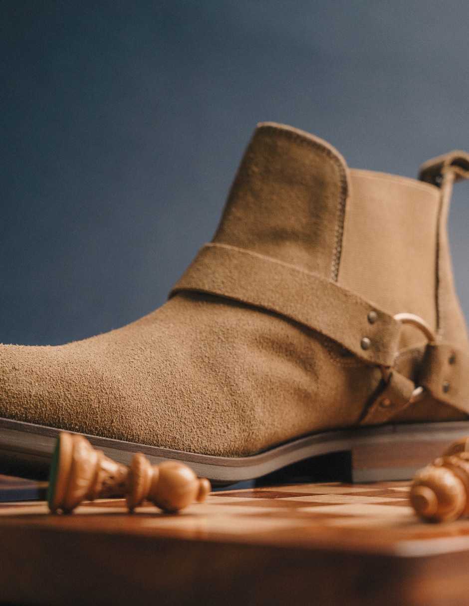 Botas hombre black peppers de piel para hombre
