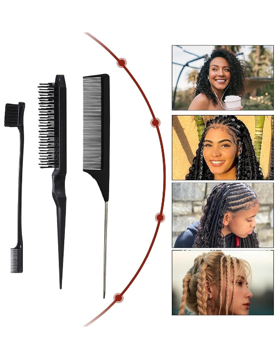 Cepillo para Cabello de Plástico 3