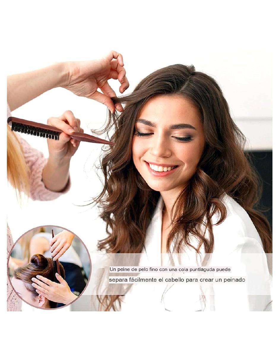 Cepillo para Cabello de Plástico 4