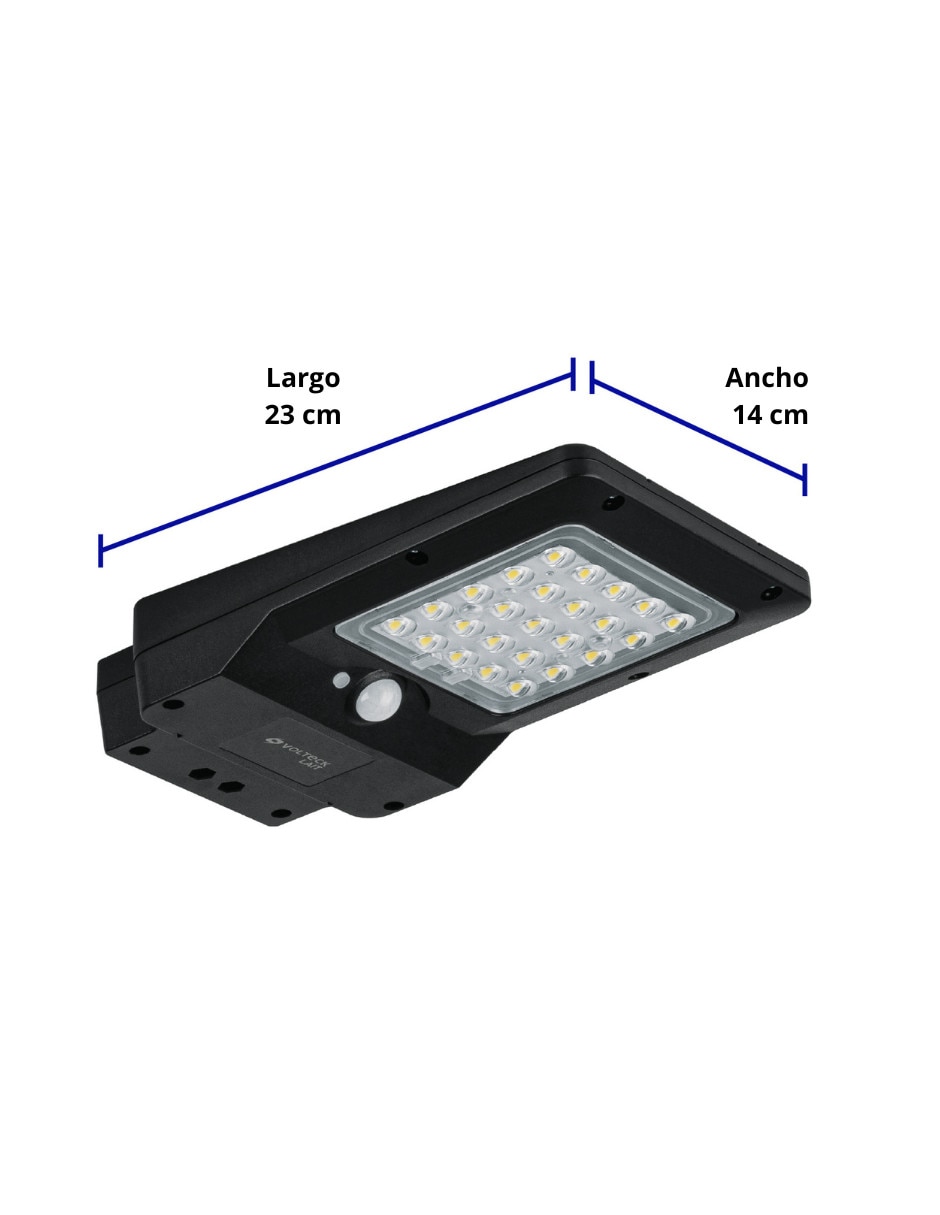 Lámpara solar Volteck Lait led Suburbano Solar