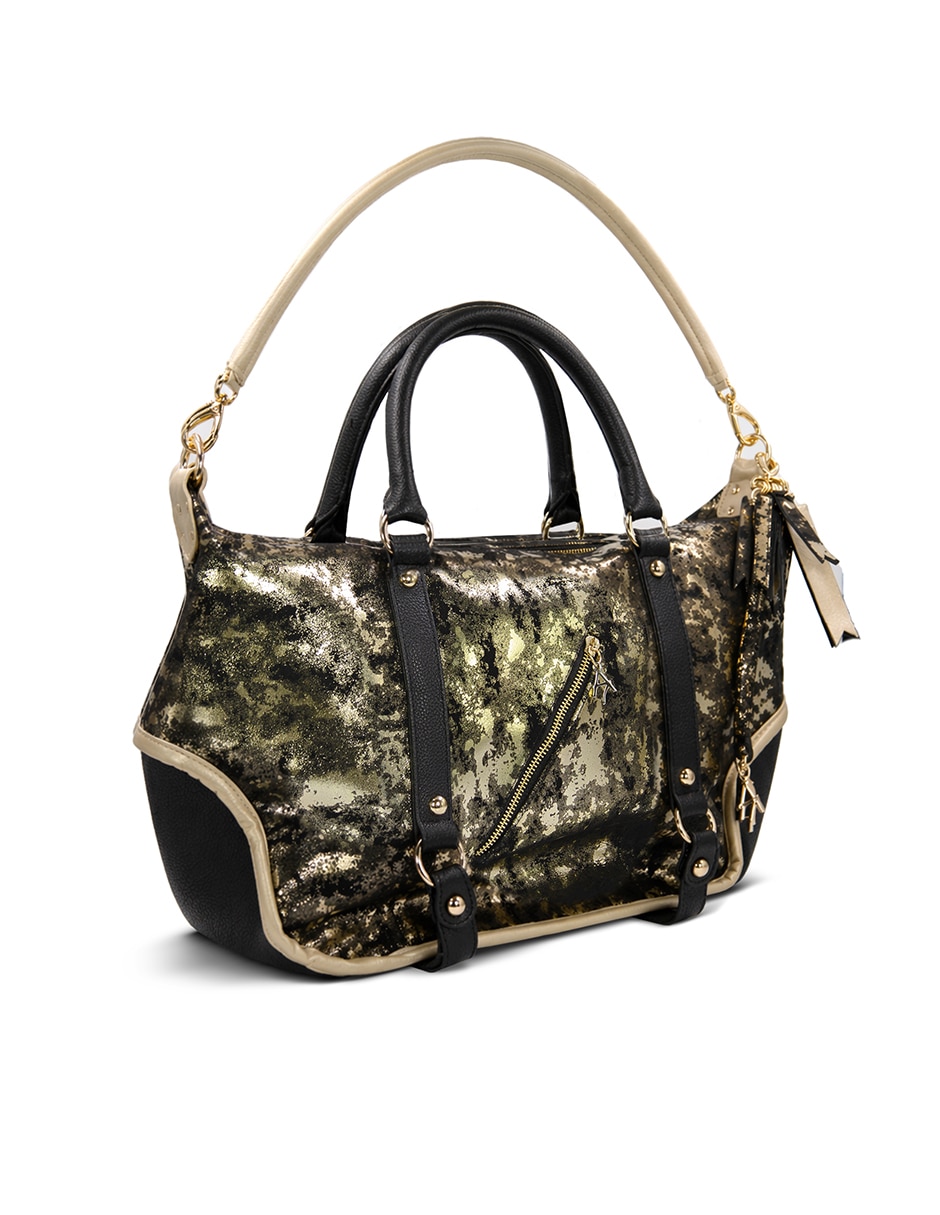 Bolsa tote altura siete de piel para mujer