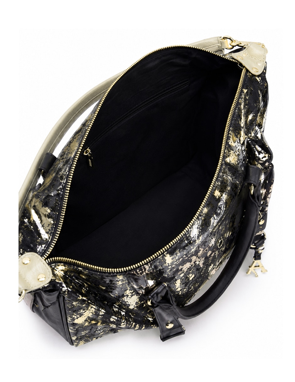 Bolsa tote altura siete de piel para mujer