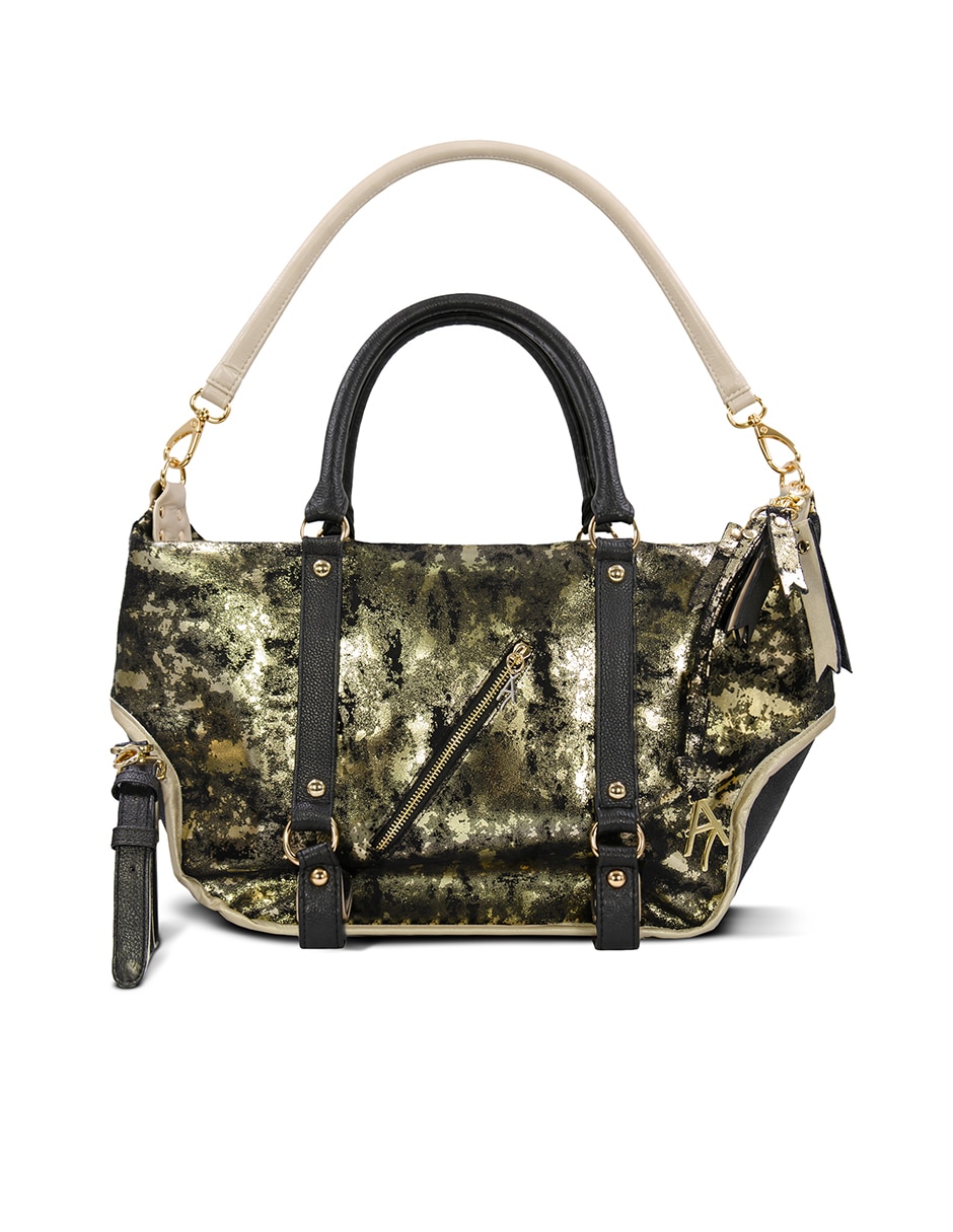 Bolsa tote altura siete de piel para mujer
