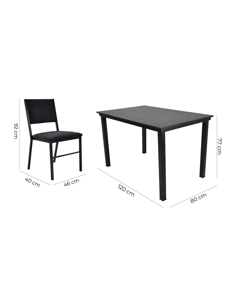 Comedor zovi sochic para 4 personas de mdf