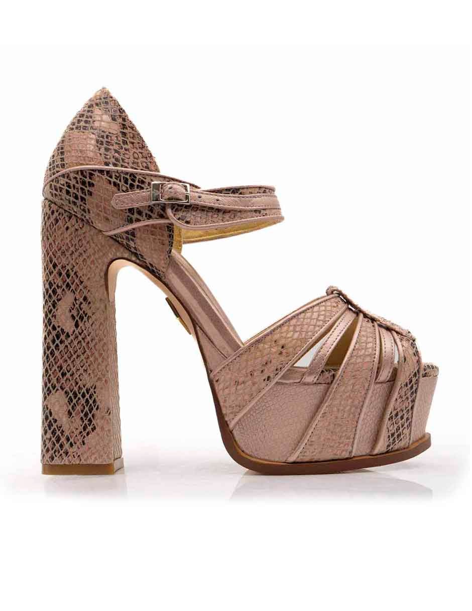 Zapatilla piel